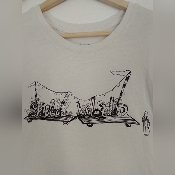Spiegel World T Shirt Size Large Cream Beige - Picture 5 of 7